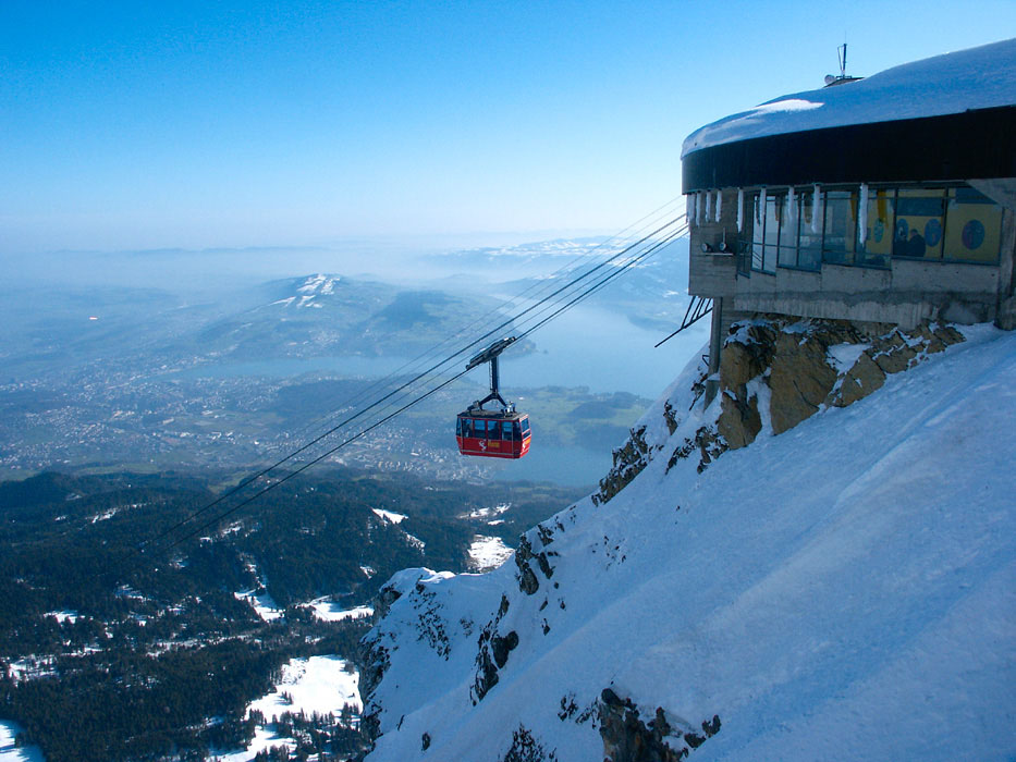 Cable car on Mount Titlis