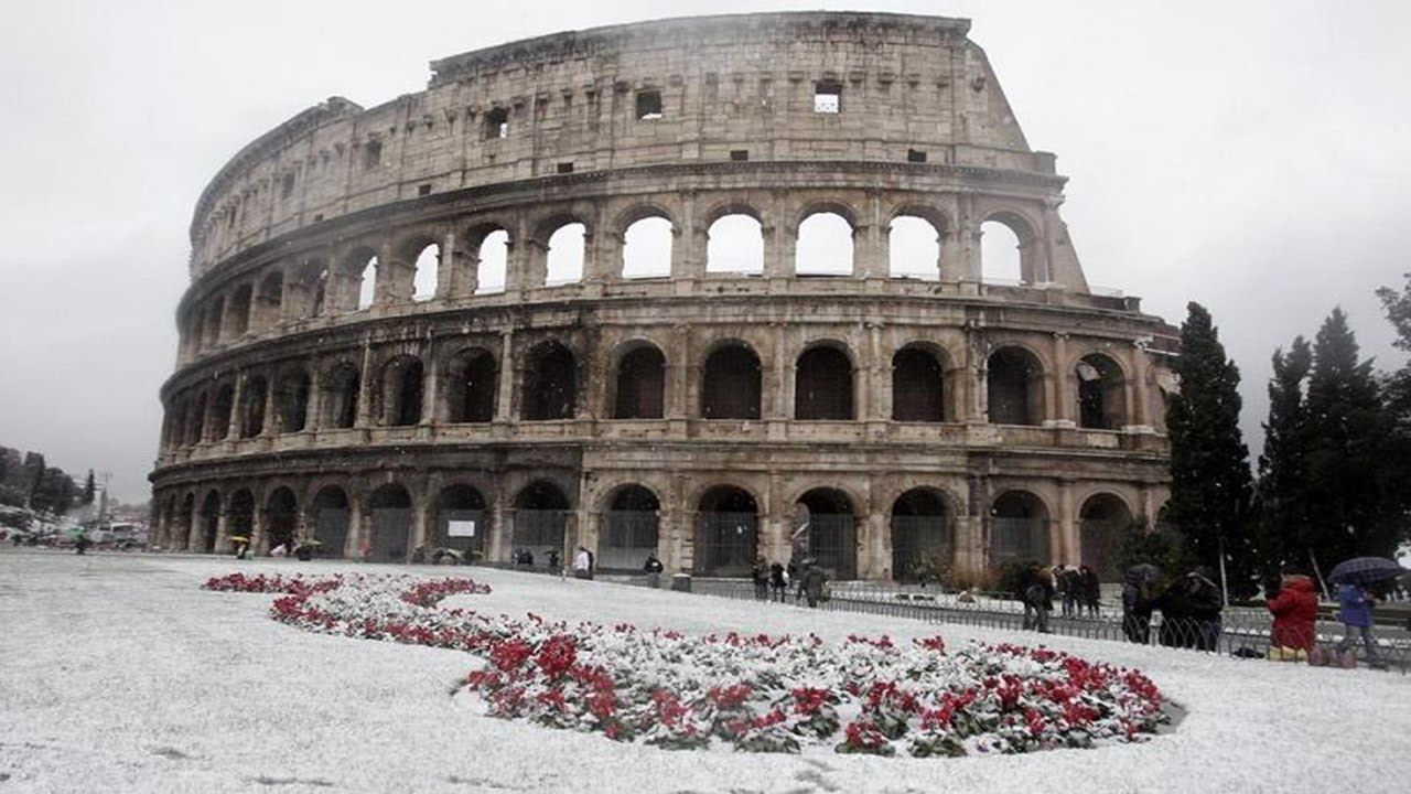 Colosseum in winter