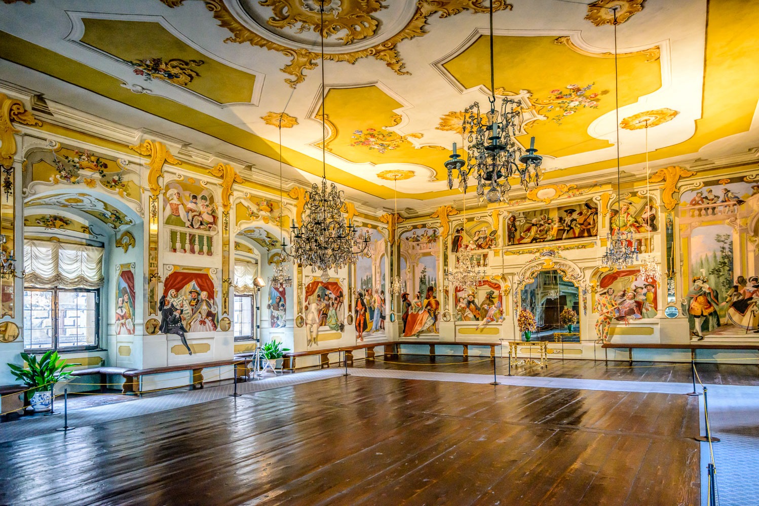 Cesky Krumlov Castle-The Masquerade Hall