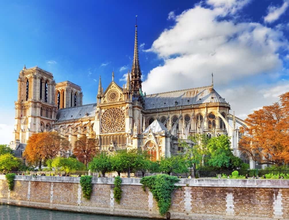 Katedral Notre Dame de paris Adalah Salah Satu Katedral Gotik Pertama