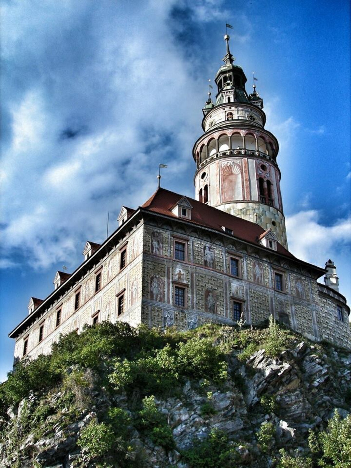 Menara Kastil Krumlov