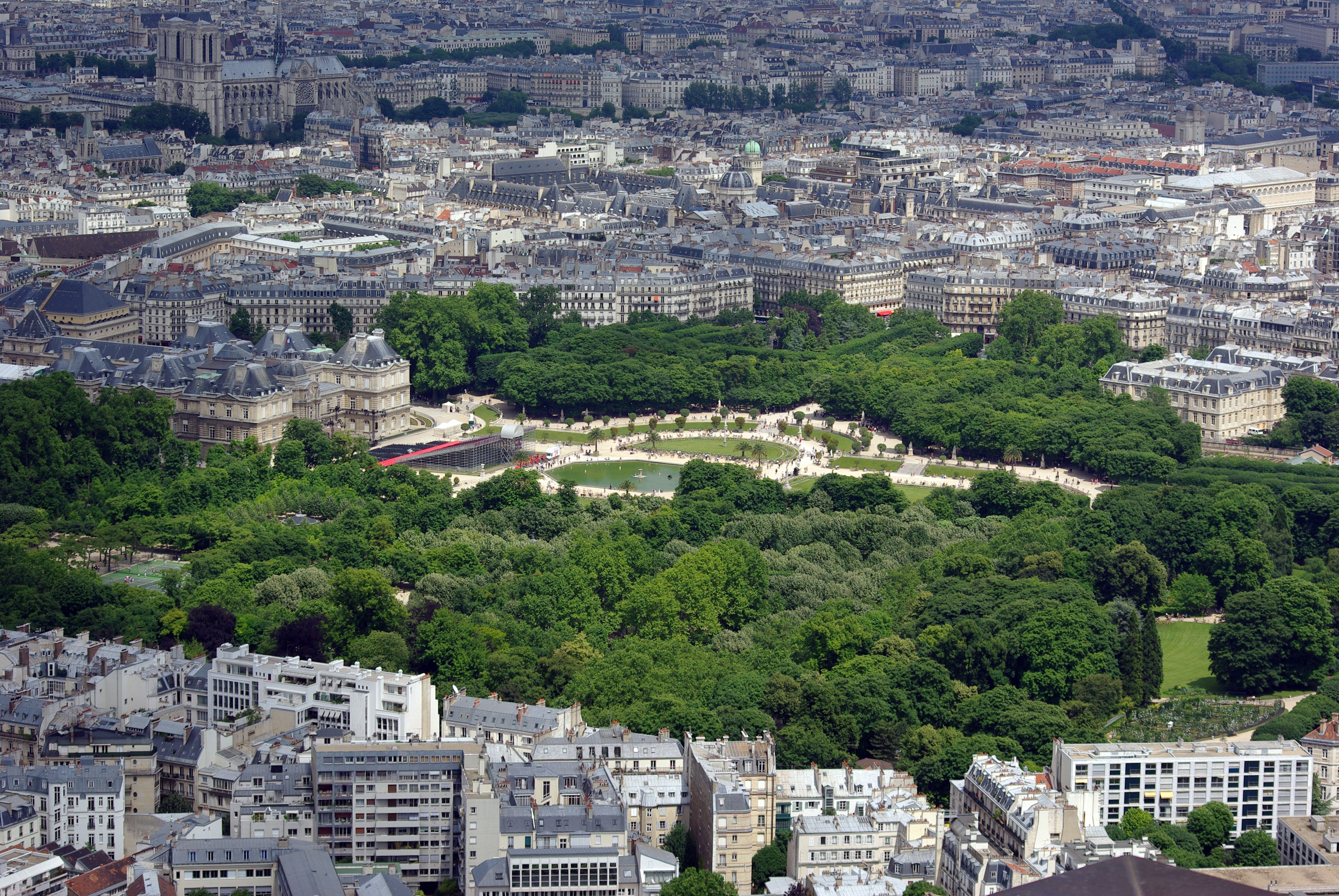 Taman Jardin du Luxembourg Sebagai Paru-Paru Kota Paris