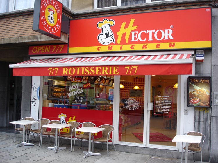 Hector Chicken di Belgia